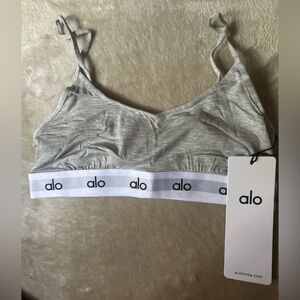 ALO Yoga Light Gray Bralette